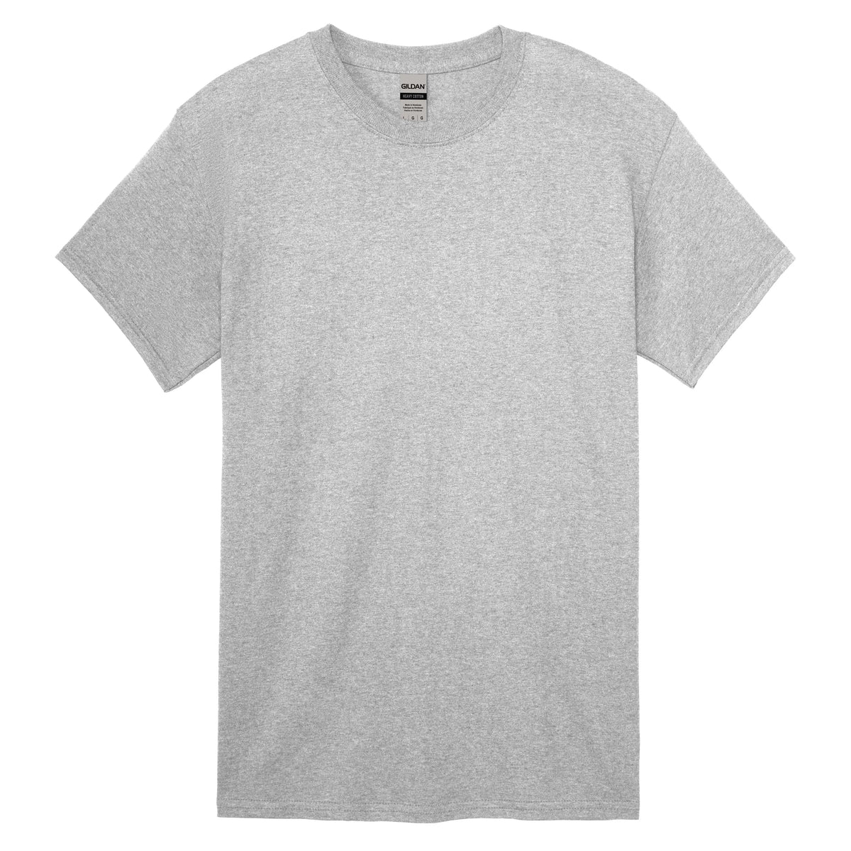 Blank short sleeve t-shirt in sport gray