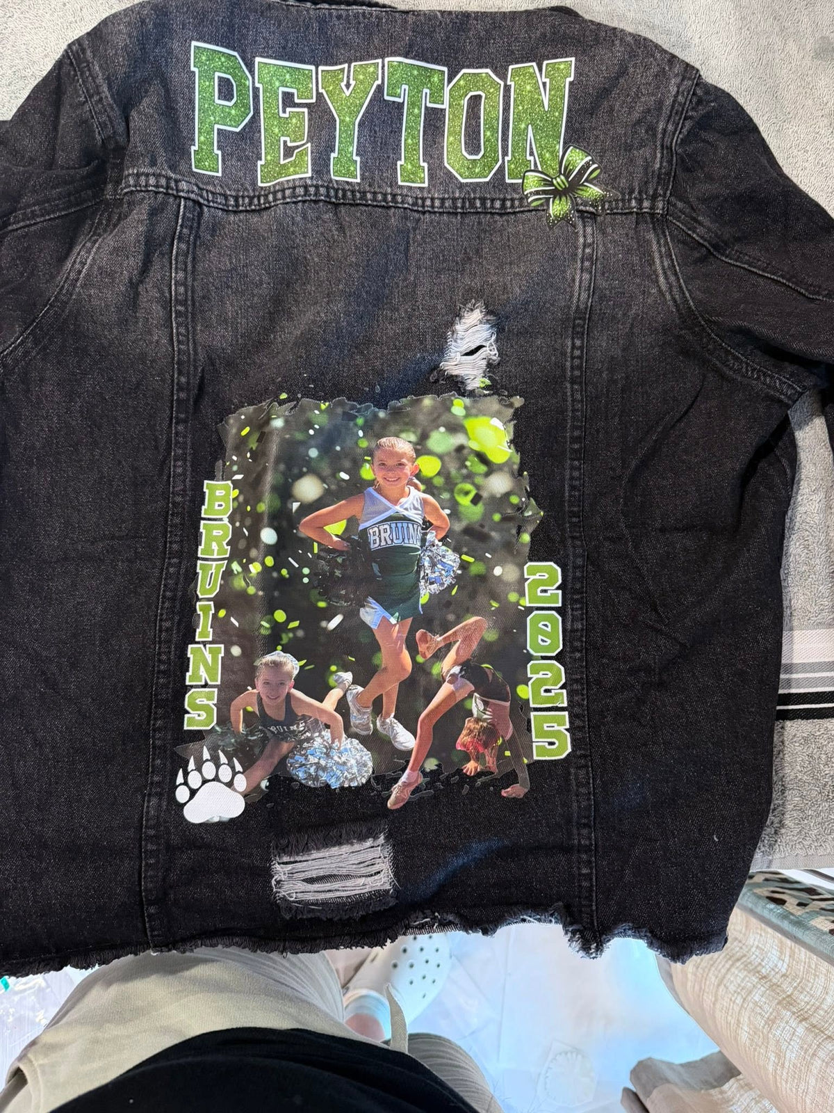 Custom Bling Jean Jacket