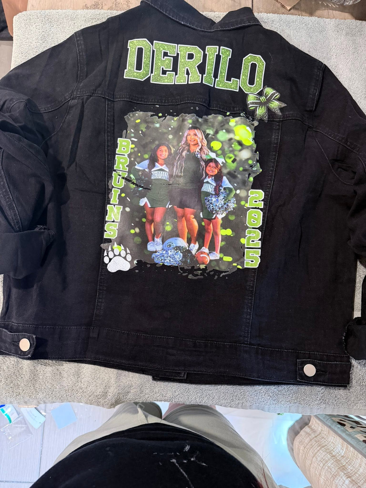 Custom Bling Jean Jacket