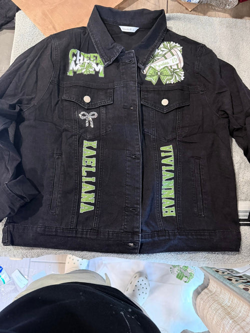 Custom Bling Jean Jacket